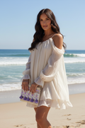 Joannie Beaded Clutch in LILAC