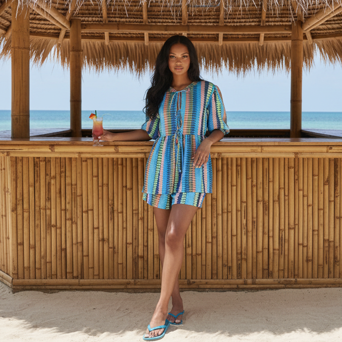Hattie Co-Ord in BLUE