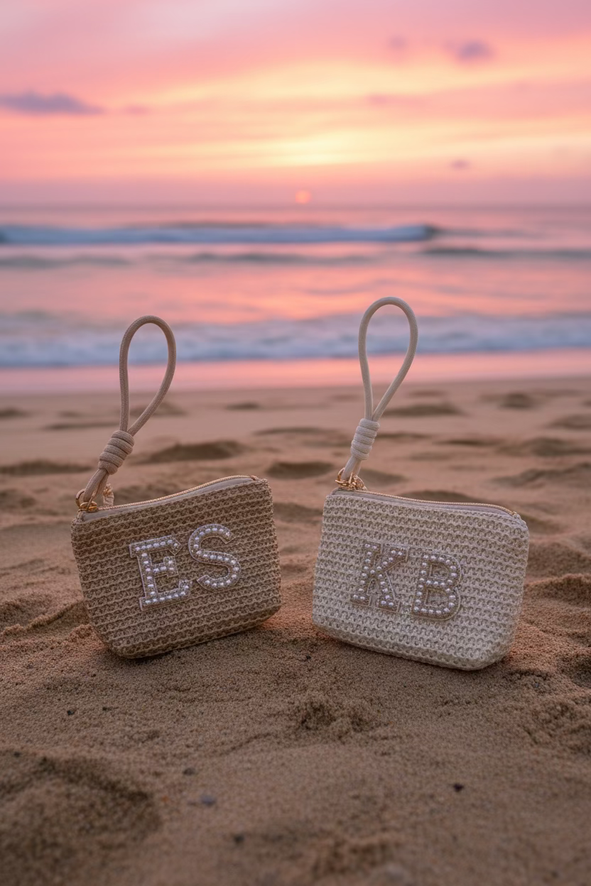 Personalised Mini Purse - BEIGE