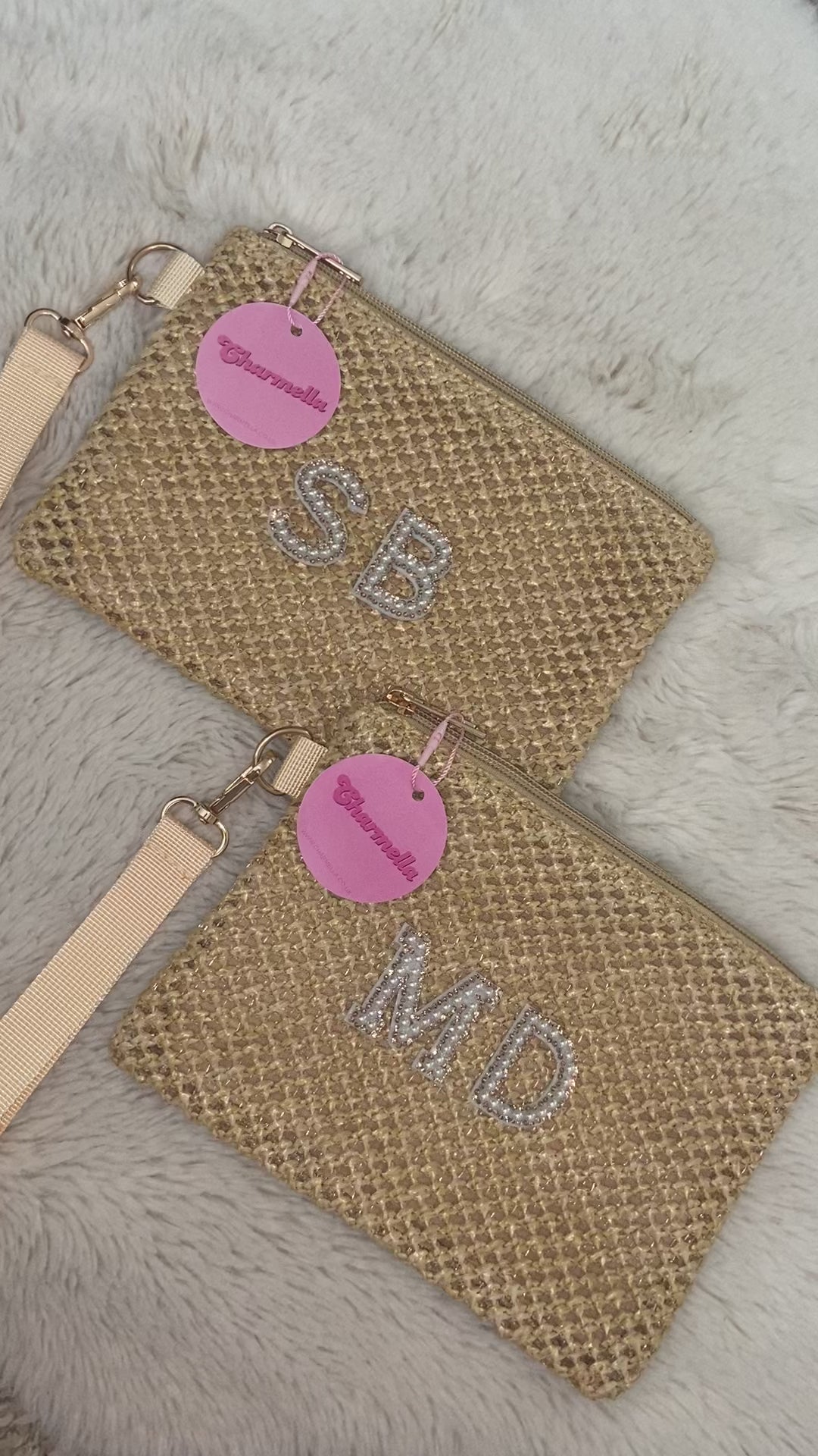 Personalised Clutch Bag - BEIGE